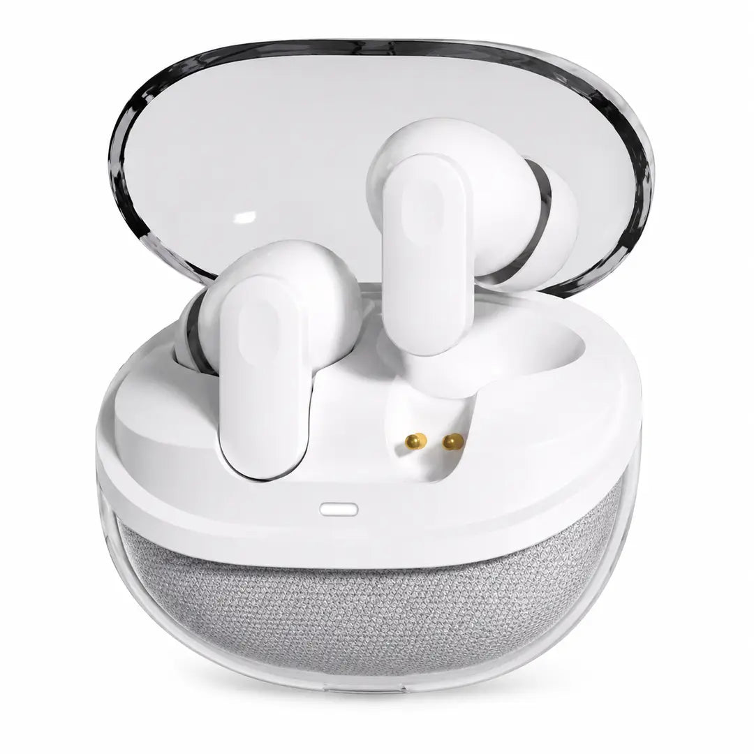 S50 TWS Wireless Bluetooth Earbuds V5.4 | Touch Control | Hi-Fi Stereo Sound | 30H Battery Backup | Charging Case