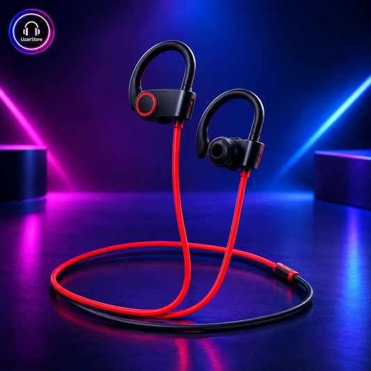 Wireless Bluetooth Sports & Gaming Headphones with Mic & Noise Cancellation | UzairStore